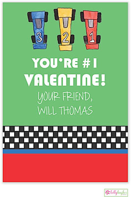 Valentine's Day Exchange Cards by Kelly Hughes Designs (Racer) Valentine's Day Exchange Cards by Kelly Hughes Designs (Racer)